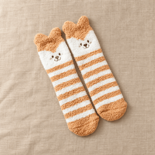 Teddy Cozy Socks - Calmello