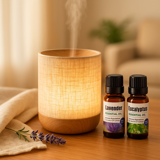 Diffuser + 2 Essential Oils — Save 5 KD